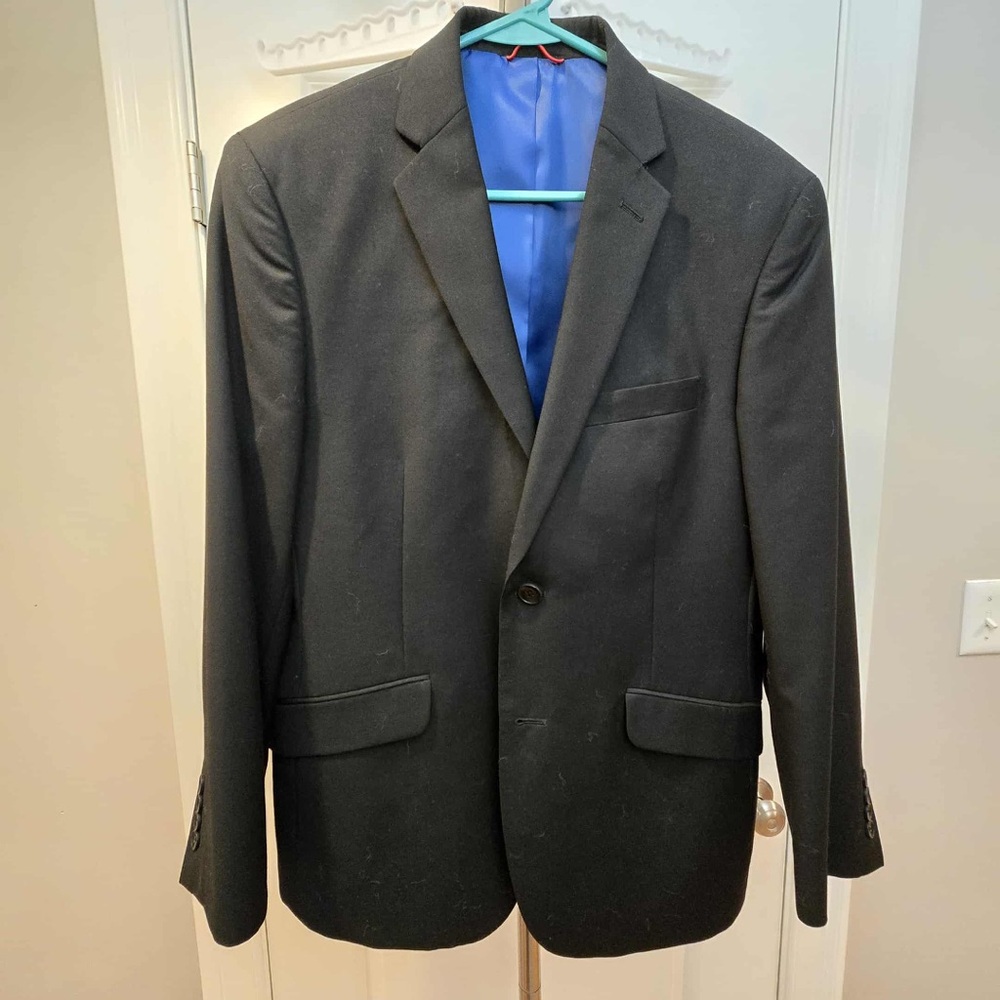 Elegant Charcoal Men's Blazer